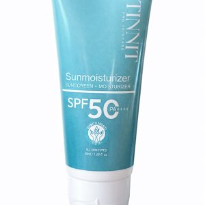 TINNIT Sunmoisturizer SPF 50 PA++++ | 2-in-1 Sunscreen + Moisturizer | No White Cast, Non-Greasy | All Skin Types | 50ml